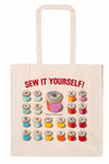 Cotton Reel Canvas bag - Sew Something Simple