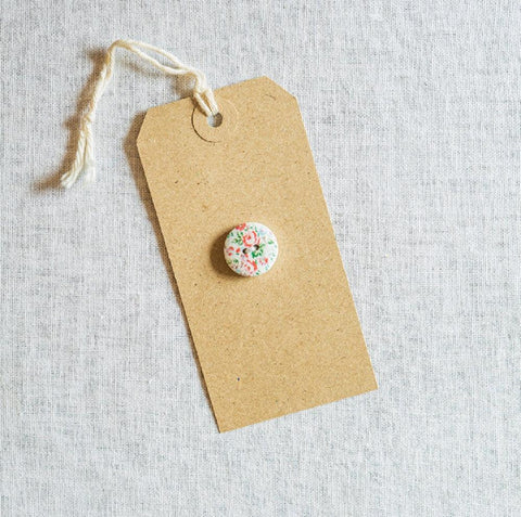 Floral print buttons – small - Sew Something Simple