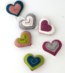 Vintage heart garland craft kit - Sew Something Simple