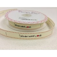 Sewn with Love label ribbon - Sew Something Simple